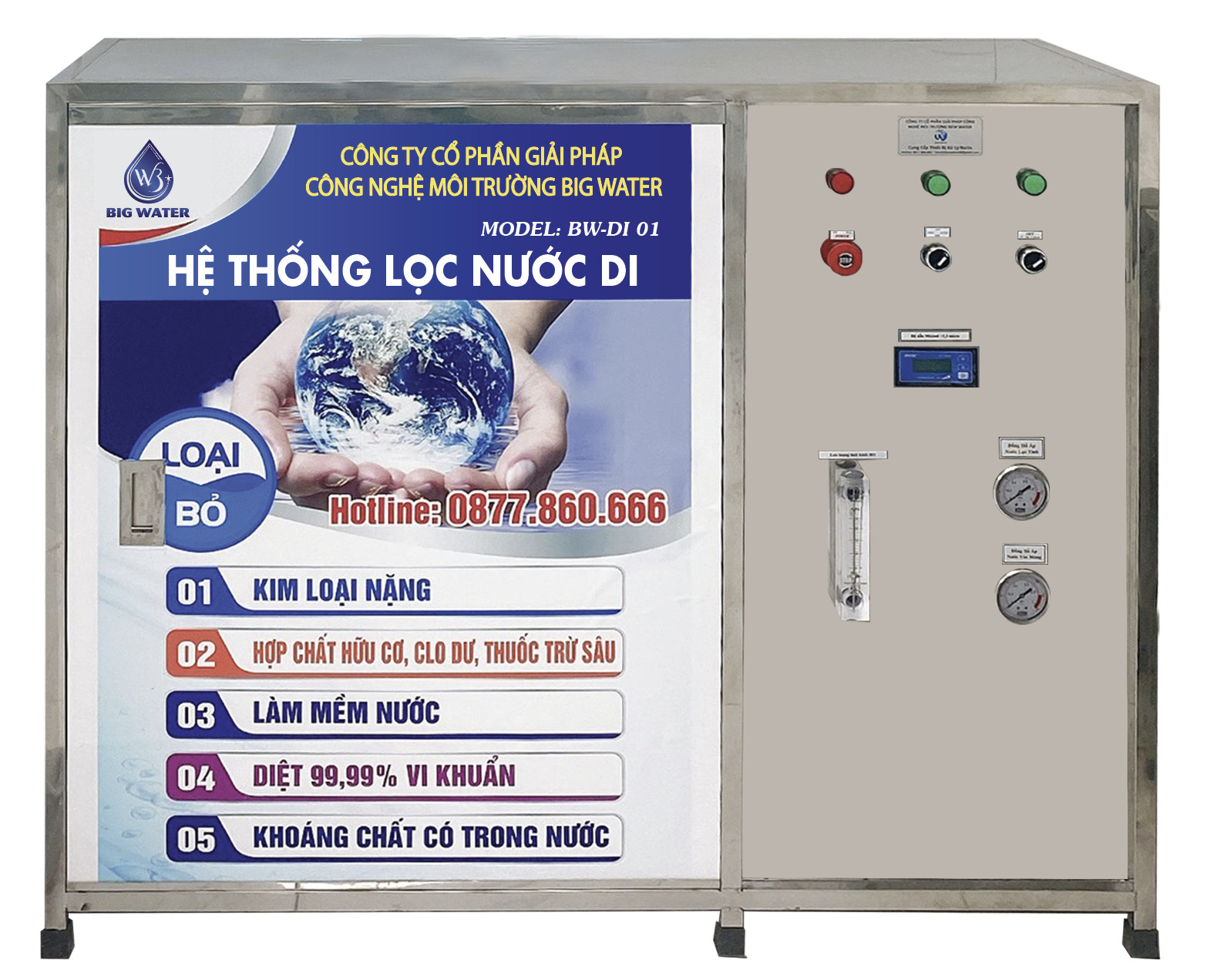 Hệ thống lọc nước tinh khiết DI